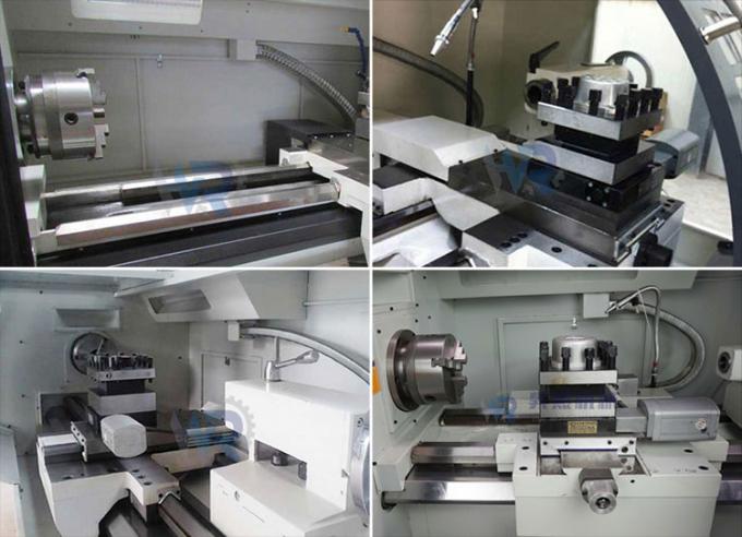 Ck6150-1000 फ्लैट बेड सीएनसी लेथ मशीन 4 स्टेशन टावर 1