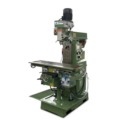 मिनी मैनुअल मिलिंग वर्टिकल ड्रिलिंग मशीन 3 एक्सिस ZX6350A गियर हेड