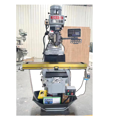 OEM बुर्ज हेड मेटल यूनिवर्सल मिलिंग मशीन 3HP 2.2KW