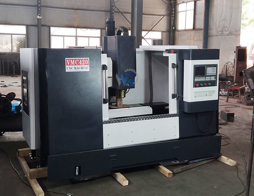 कस्टम VMC420 सीएनसी वर्टिकल मशीनिंग सेंटर मिलिंग मशीन 380V 50HZ
