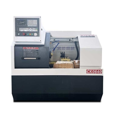 छोटे CK0640 धातु सीएनसी लेथ फ्लैट बिस्तर सीएनसी लेथ मशीन 50 - 2500rpm