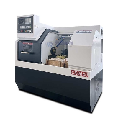 छोटे CK0640 धातु सीएनसी लेथ फ्लैट बिस्तर सीएनसी लेथ मशीन 50 - 2500rpm