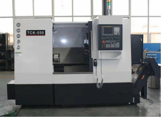 TCK550 ढलान बिस्तर सीएनसी लेथ धातु टर्निंग मशीन 550mm व्यास