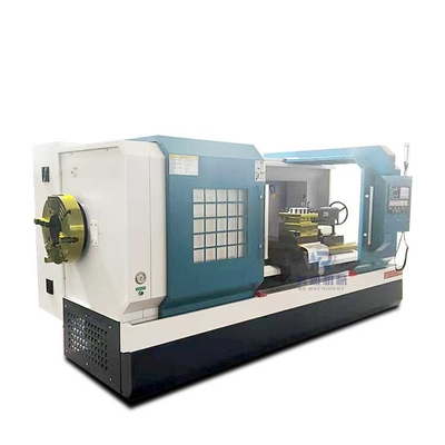उच्च परिशुद्धता क्षैतिज सीएनसी पाइप थ्रेड लेथ QK1322-1500 500MM अधिकतम काटने की लंबाई के साथ